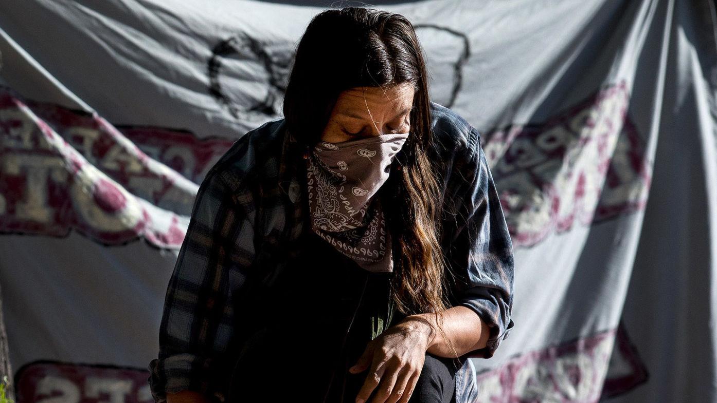 Several arrested at Indigenous Peoples Day protest near border checkpoint west of Tucson